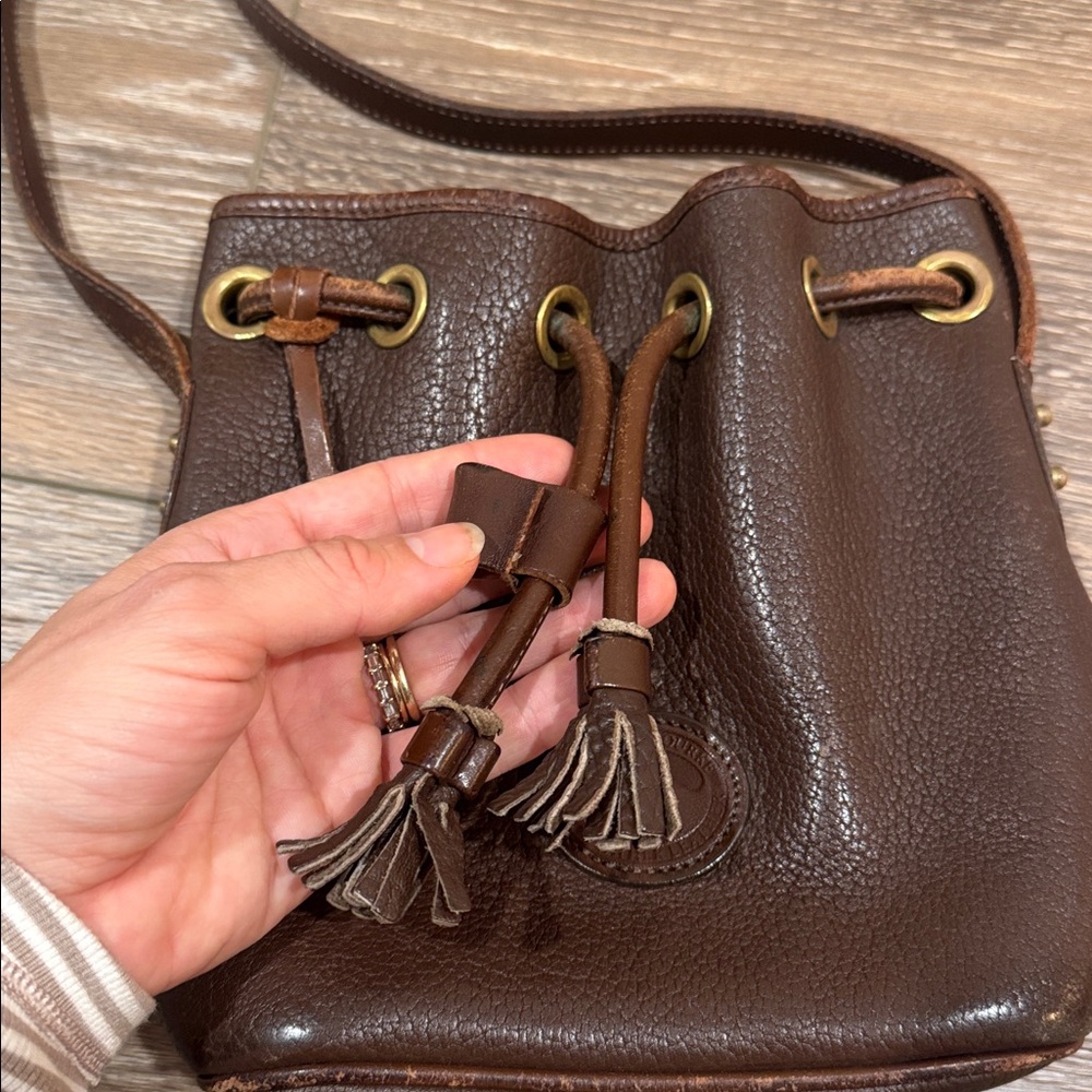 Vintage Dooney & Bourke Pebble Grain Drawstring Purse - Picture 3 of 9